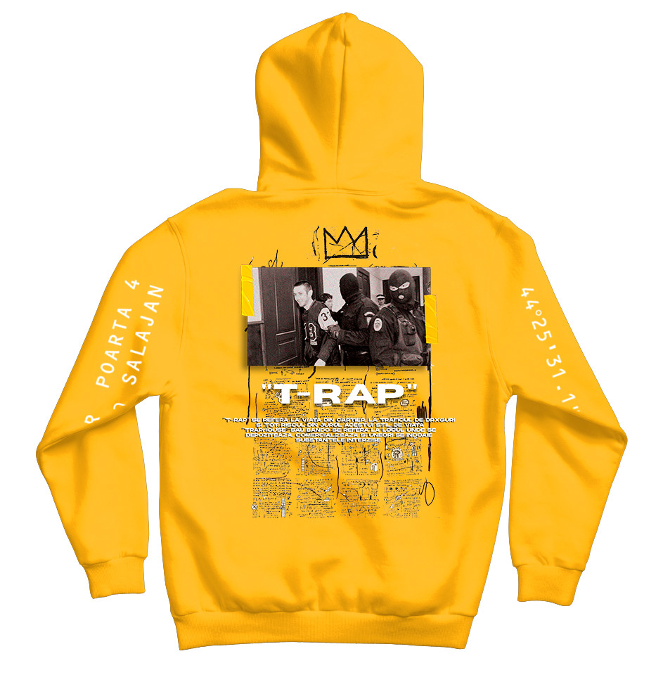 T-RAP - Gold hoodie